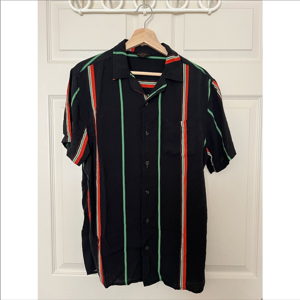 Stripped Summer Button Down Shirt from CottonOn